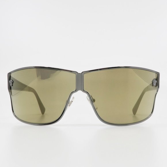 VERSACE MOD 2206 1001/5A Unisex Shield Silver - Picture 2 of 8